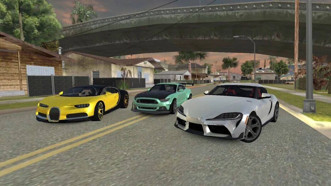 Скачать взломанную GT San Andreas City [Бесплатные покупки] MOD apk на Андроид