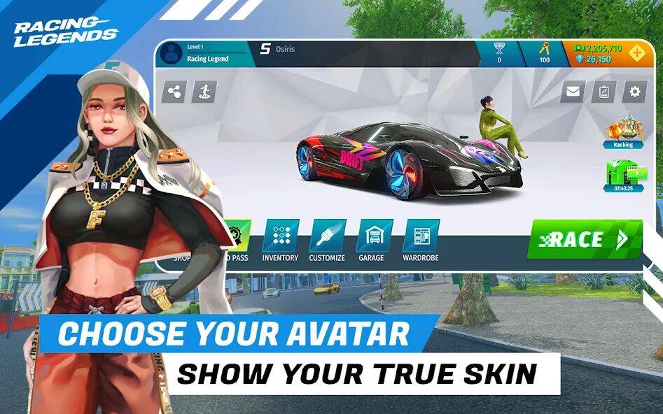 Скачать взломанную Racing Legends Funzy [Много монет] MOD apk на Андроид