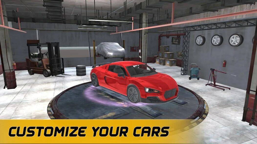 Скачать взломанную American Muscle Car Racing [Бесплатные покупки] MOD apk на Андроид