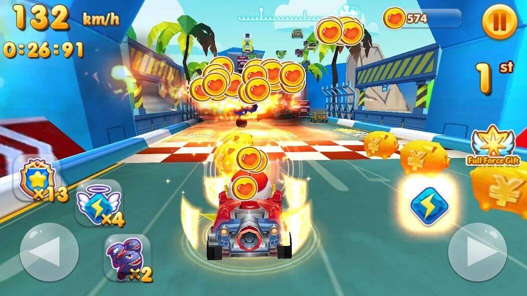 Скачать взломанную Toons Star Racers [Много монет] MOD apk на Андроид