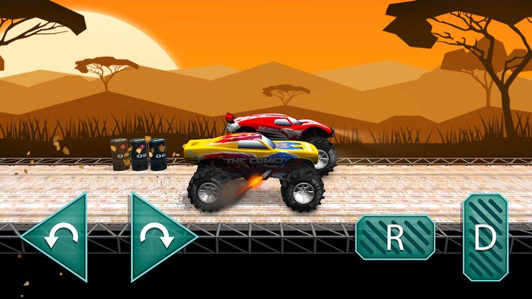 Скачать взломанную Монстры грузовики: Гонки детей [Много монет] MOD apk на Андроид