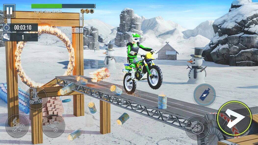 Скачать взломанную гонки на мотоциклах bike трюки [Бесплатные покупки] MOD apk на Андроид