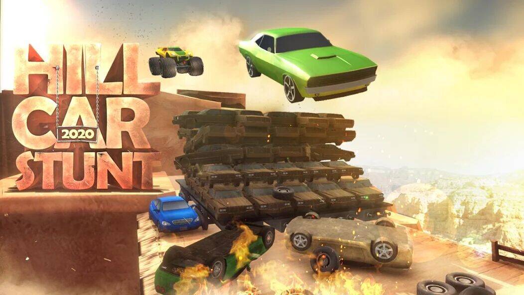 Скачать взломанную горка автомобиль трюк 2020 [Мод меню] MOD apk на Андроид