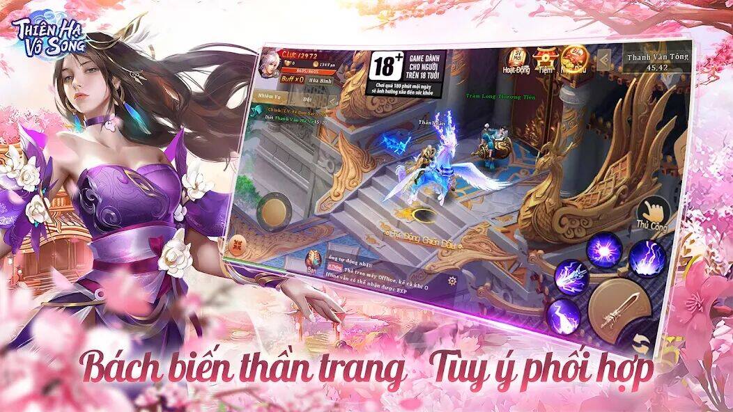 Скачать взломанную THIÊN HẠ VÔ SONG [Много денег] MOD apk на Андроид