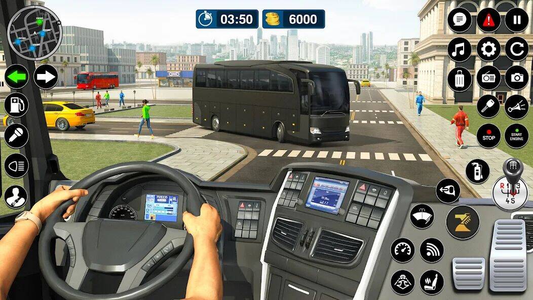 Скачать взломанную Вождение автобуса - Симуляторы [Много денег] MOD apk на Андроид