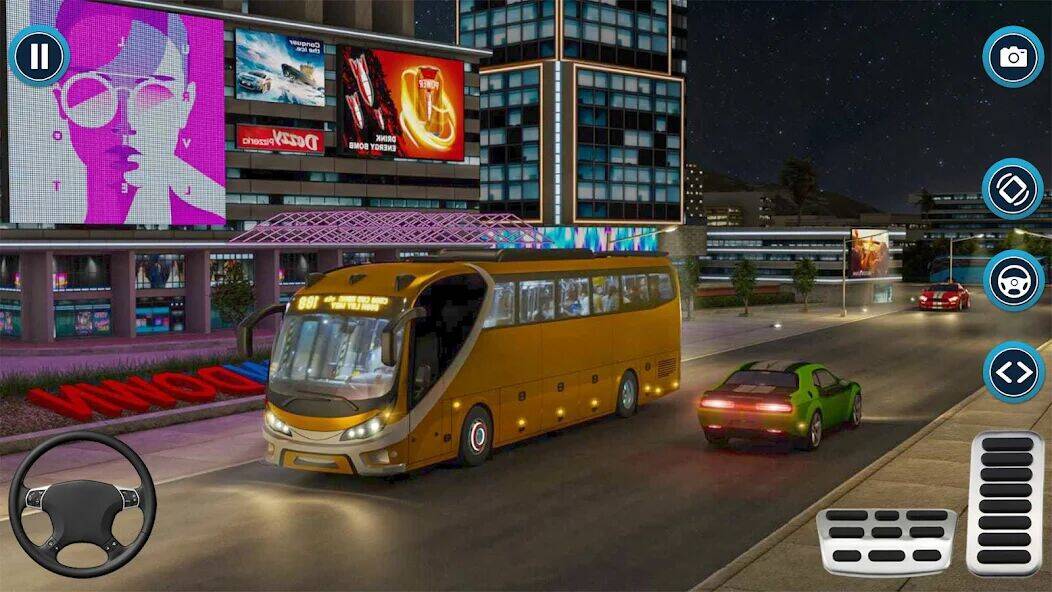 Скачать взломанную Автобус Игры Автобус Вождение [Мод меню] MOD apk на Андроид