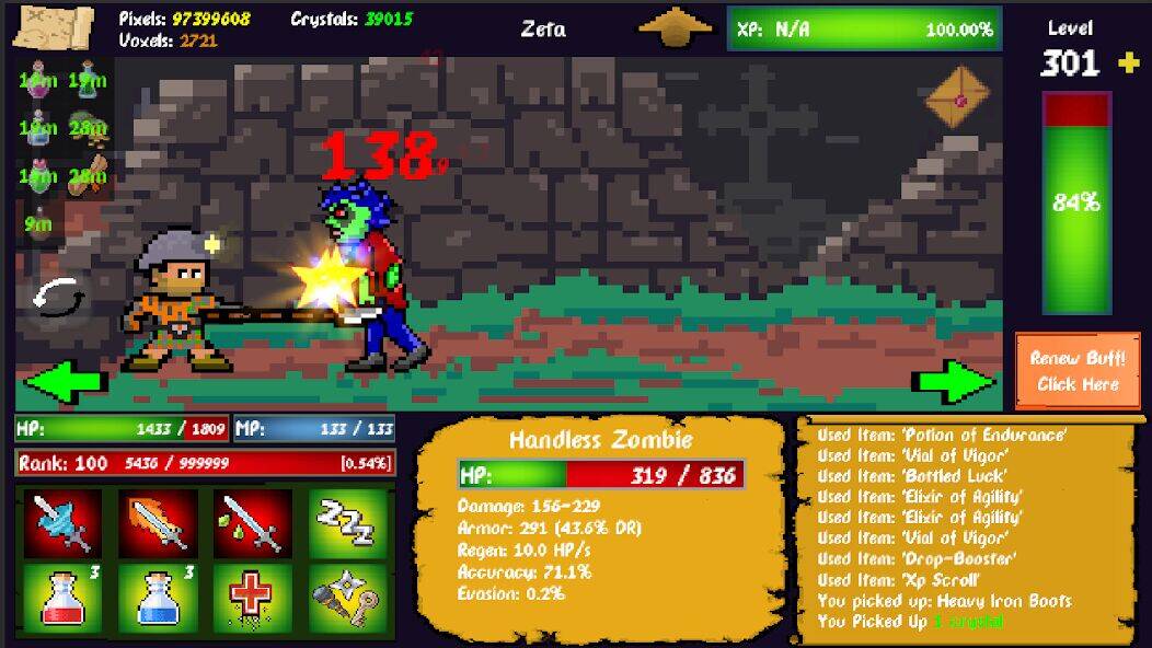 Скачать взломанную Idle Adventure [Много монет] MOD apk на Андроид