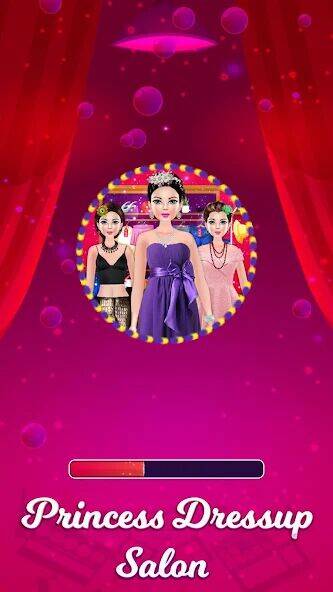 Скачать взломанную Princess Makeup Dressup Salon [Много монет] MOD apk на Андроид