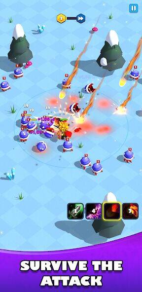 Скачать взломанную Idle Warrior Defence RPG [Бесплатные покупки] MOD apk на Андроид