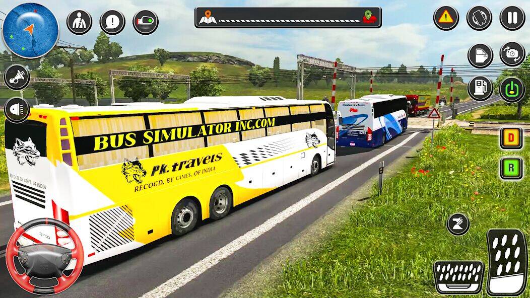 Скачать взломанную Внедорожная автобусная игра 3d [Много денег] MOD apk на Андроид
