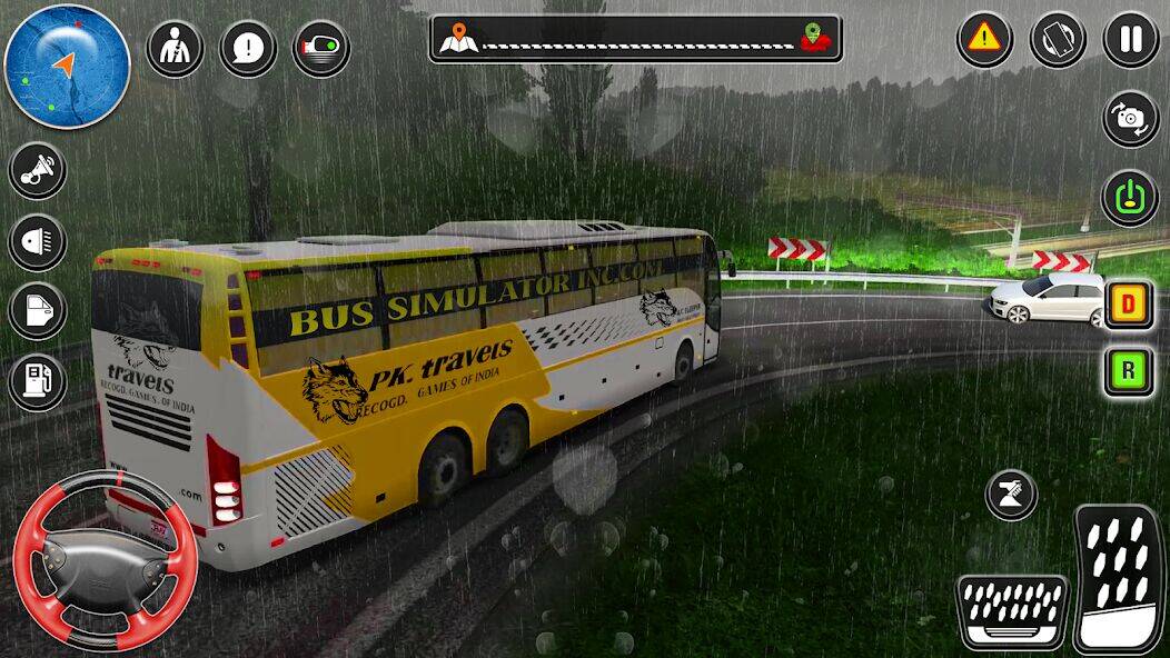 Скачать взломанную Внедорожная автобусная игра 3d [Много денег] MOD apk на Андроид