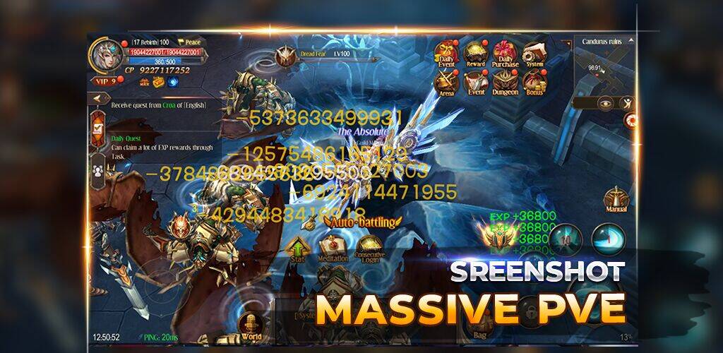 Скачать взломанную NoMercy Origin - RPG Game [Мод меню] MOD apk на Андроид