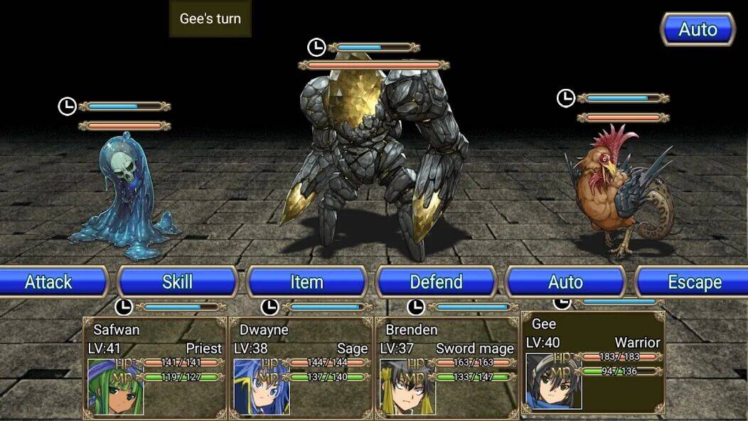 Скачать взломанную Dungeon RPG -Abyssal Dystopia- [Много монет] MOD apk на Андроид
