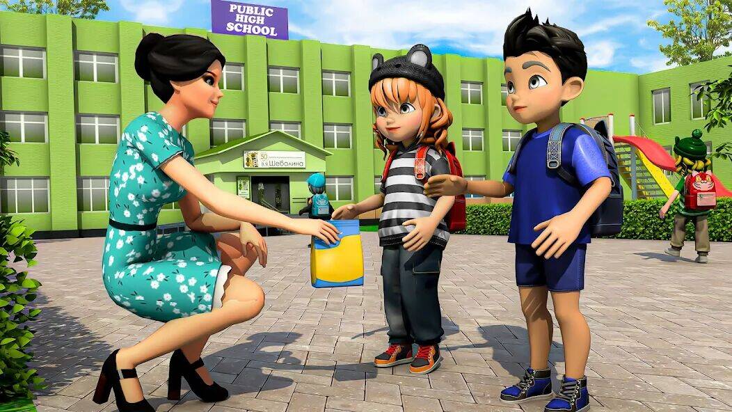 Скачать взломанную Virtual Rich Mother Life Games [Много монет] MOD apk на Андроид