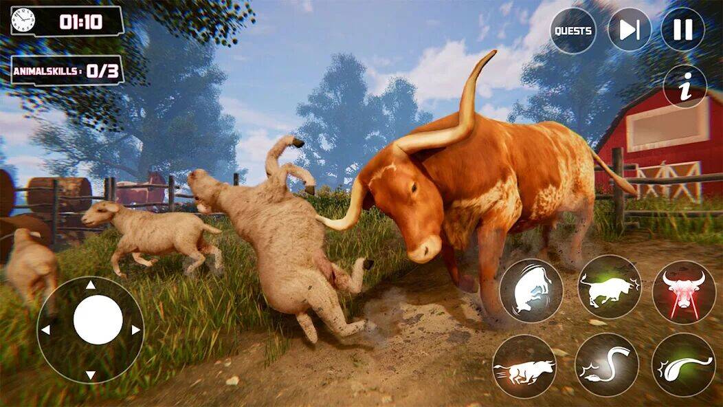 Скачать взломанную Scary корова симулятор Rampage [Бесплатные покупки] MOD apk на Андроид