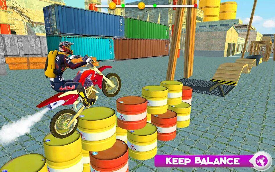 Скачать взломанную Motor Bike Stunt Racing Games [Мод меню] MOD apk на Андроид