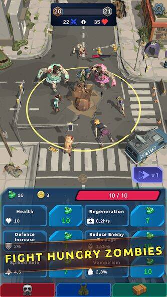 Скачать взломанную Idle Survivor - Tower Defense [Много монет] MOD apk на Андроид