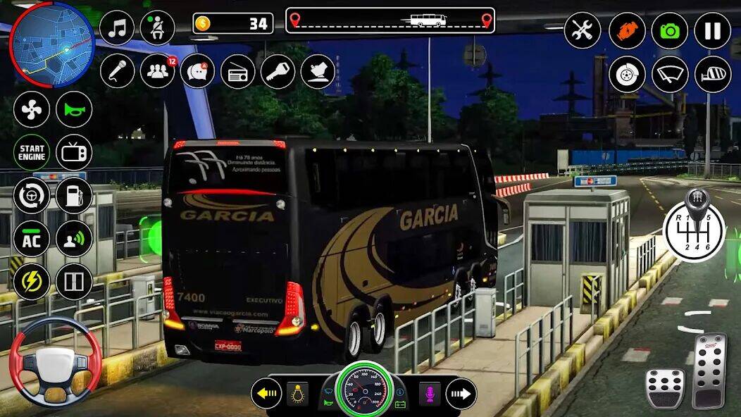 Скачать взломанную Public Coach Bus Driving Game [Много монет] MOD apk на Андроид