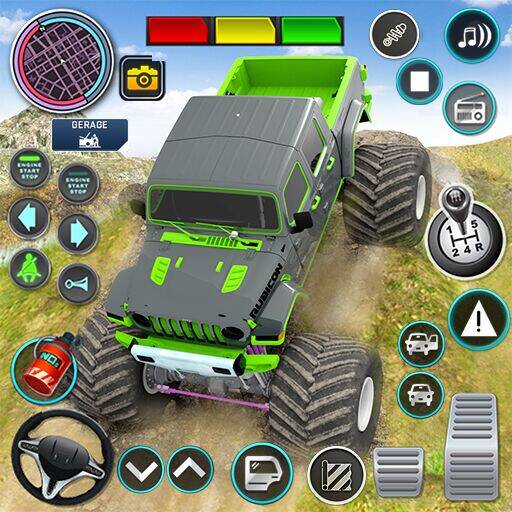 Скачать взломанную гонки на грузовиках-монстрах [Много монет] MOD apk на Андроид