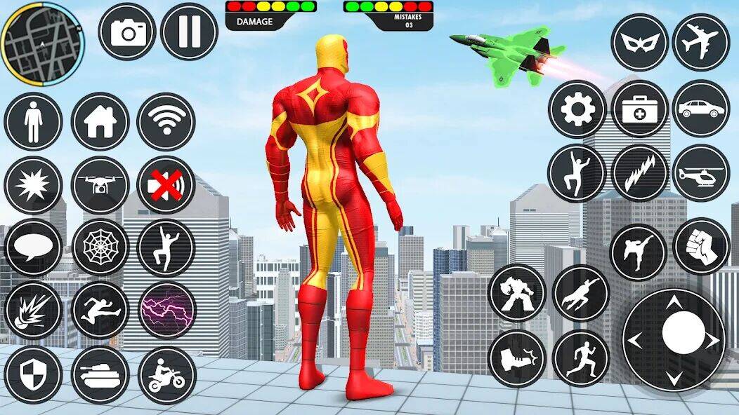 Скачать взломанную Rope Hero: Spider Hero Games [Бесплатные покупки] MOD apk на Андроид