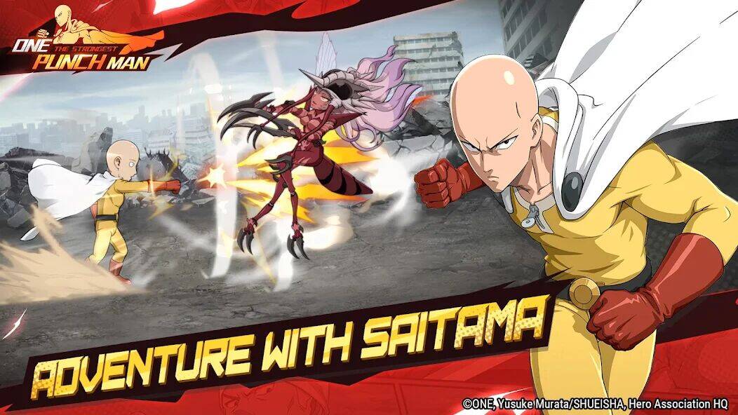 Скачать взломанную One Punch Man - The Strongest [Много денег] MOD apk на Андроид