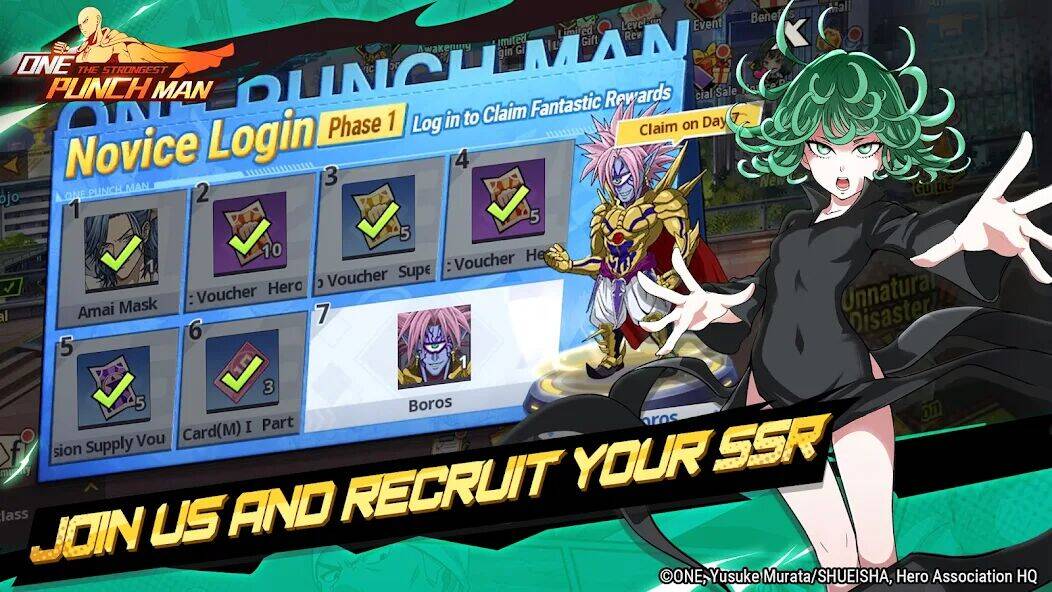 Скачать взломанную One Punch Man - The Strongest [Много денег] MOD apk на Андроид