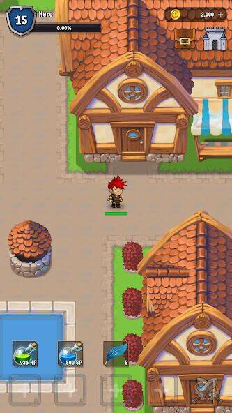 Скачать взломанную The Walking Hero -Idle RPG MMO [Много денег] MOD apk на Андроид