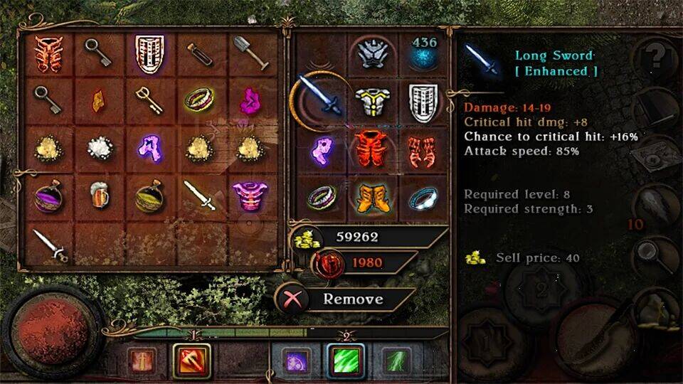 Скачать взломанную Almora Darkosen RPG [Бесплатные покупки] MOD apk на Андроид