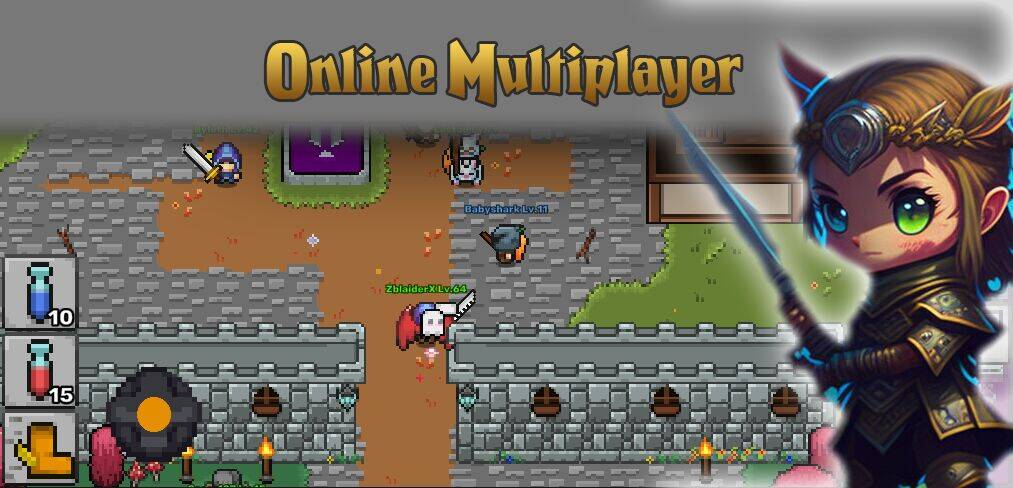 Скачать взломанную Pixil - MMORPG 2D ONLINE RPG [Бесплатные покупки] MOD apk на Андроид