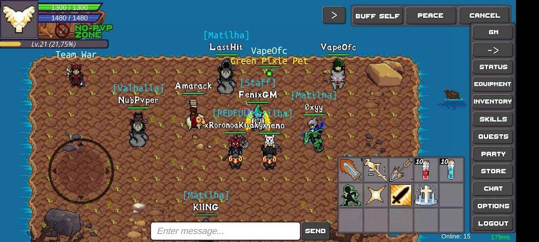 Скачать взломанную Delta Mmorpg [Много монет] MOD apk на Андроид