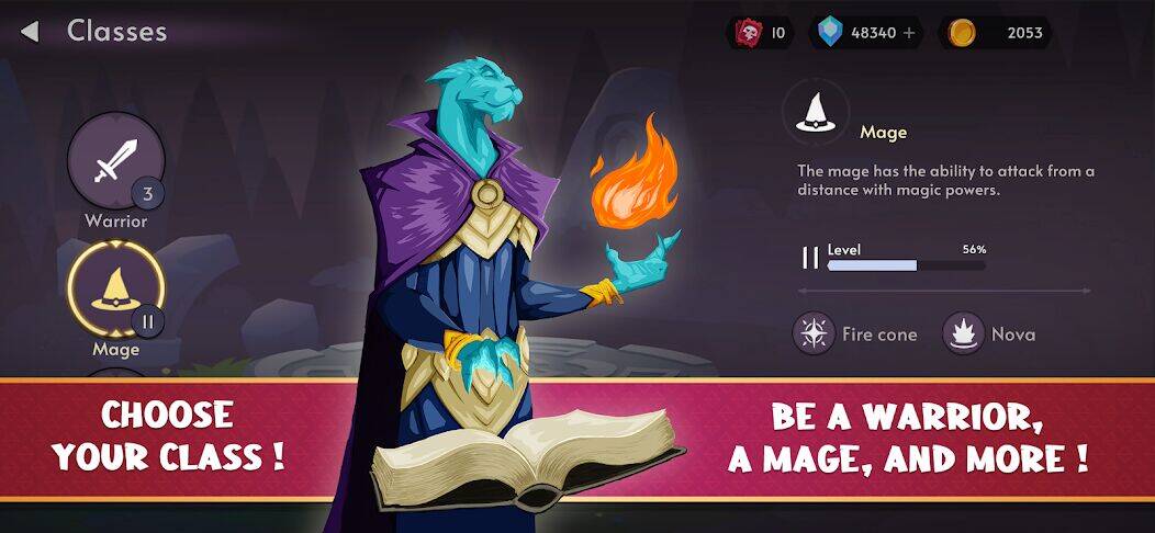 Скачать взломанную Naica Reborn - MMORPG - RPG 2D [Много денег] MOD apk на Андроид