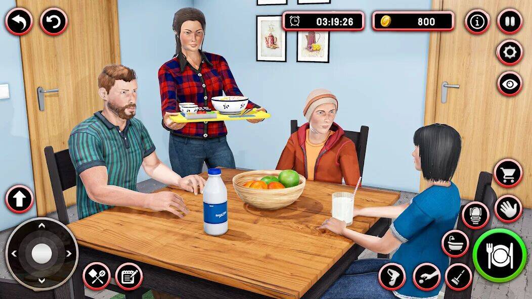 Скачать взломанную Игра Virtual Mom Simulator [Много монет] MOD apk на Андроид