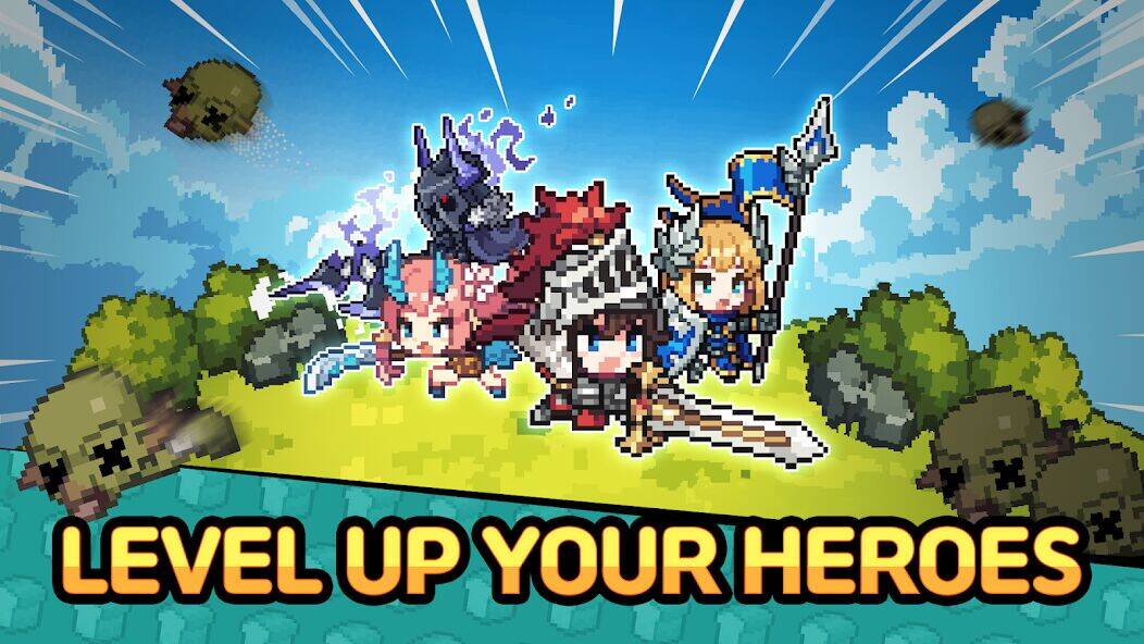 Скачать взломанную Unknown Knights: Pixel RPG [Мод меню] MOD apk на Андроид