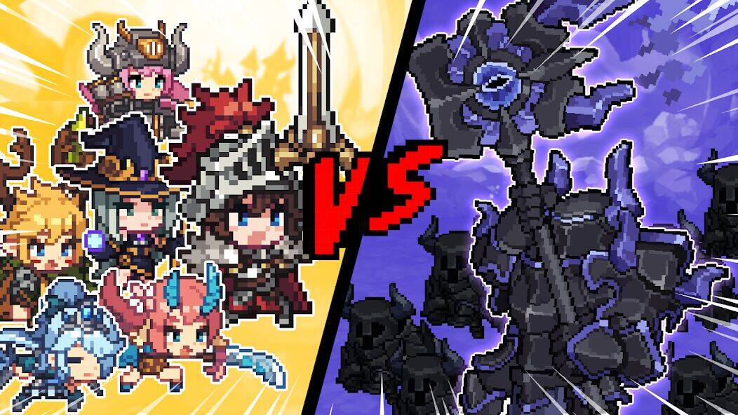 Скачать взломанную Unknown Knights: Pixel RPG [Мод меню] MOD apk на Андроид