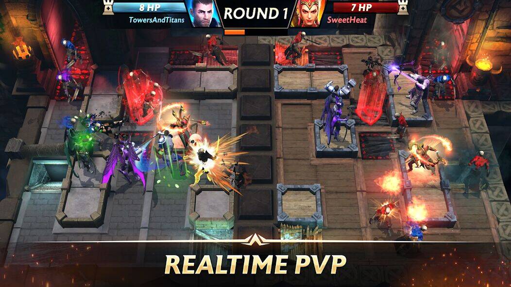 Скачать взломанную Towers and Titans [Мод меню] MOD apk на Андроид