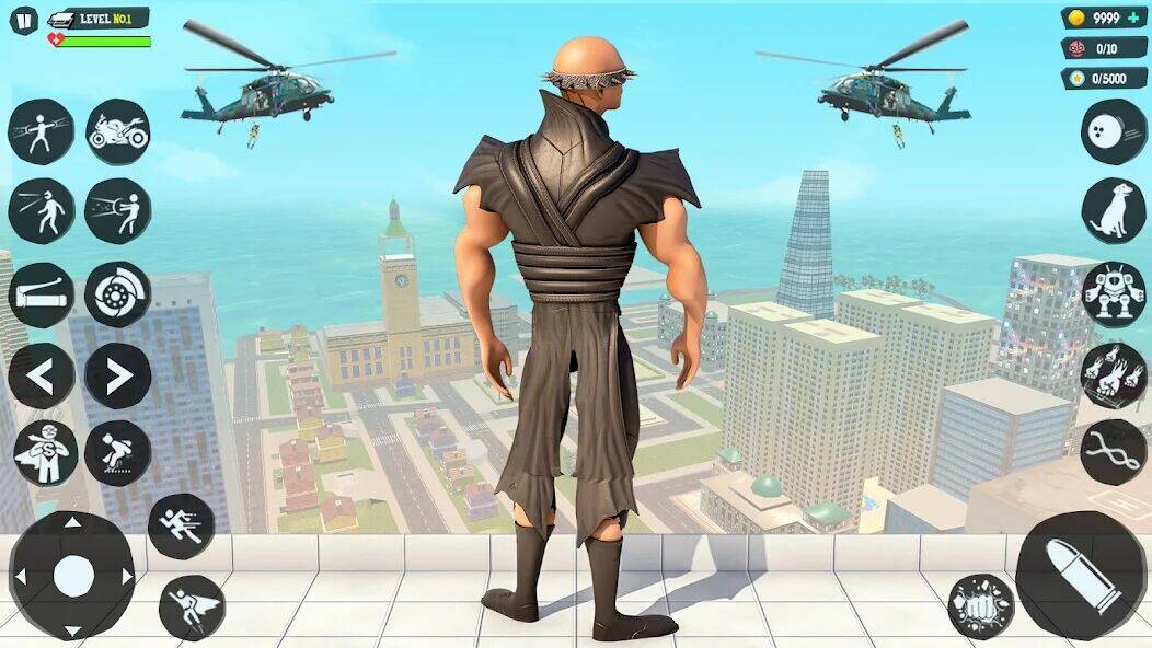 Скачать взломанную Паук Веревка Игра Паук Герой [Много монет] MOD apk на Андроид