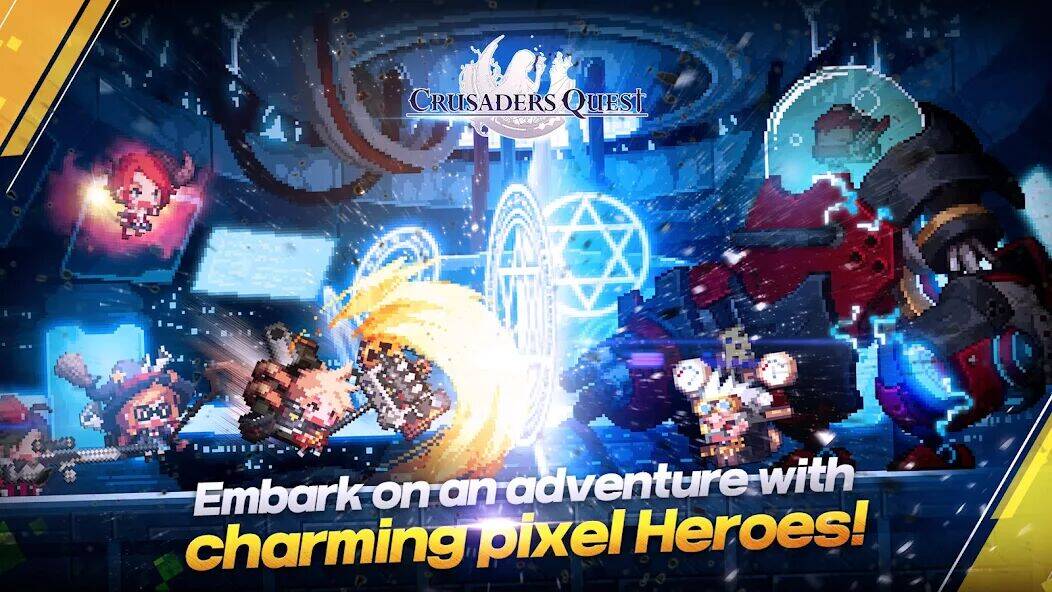 Скачать взломанную Crusaders Quest [Много денег] MOD apk на Андроид