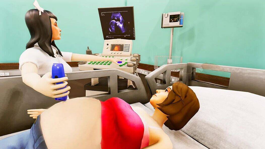 Скачать взломанную Virtual Pregnant Mom Baby Care [Много монет] MOD apk на Андроид