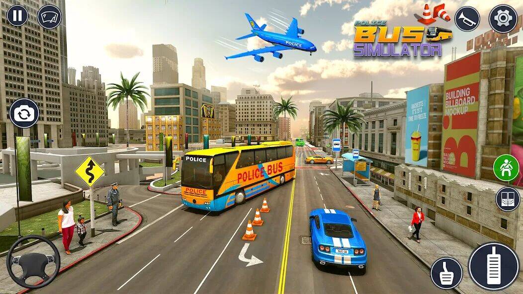 Скачать взломанную Полицейский автобус [Много денег] MOD apk на Андроид