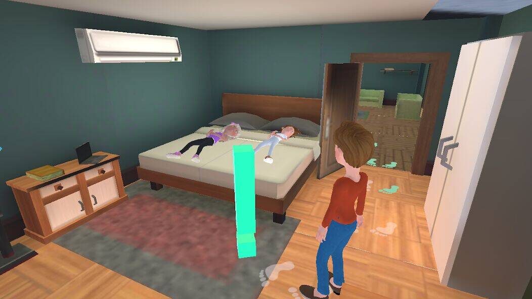 Скачать взломанную супер Папа Виртуальный Игра [Много монет] MOD apk на Андроид