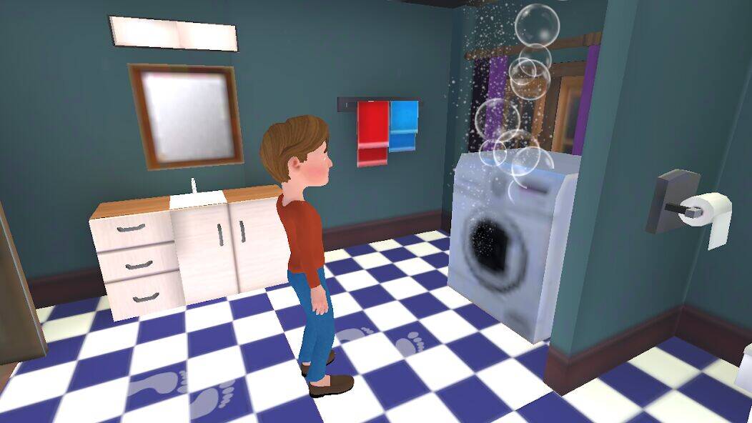Скачать взломанную супер Папа Виртуальный Игра [Много монет] MOD apk на Андроид
