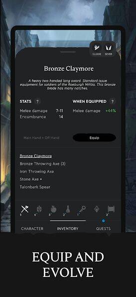 Скачать взломанную Eldrum: Red Tide - Text RPG [Много денег] MOD apk на Андроид