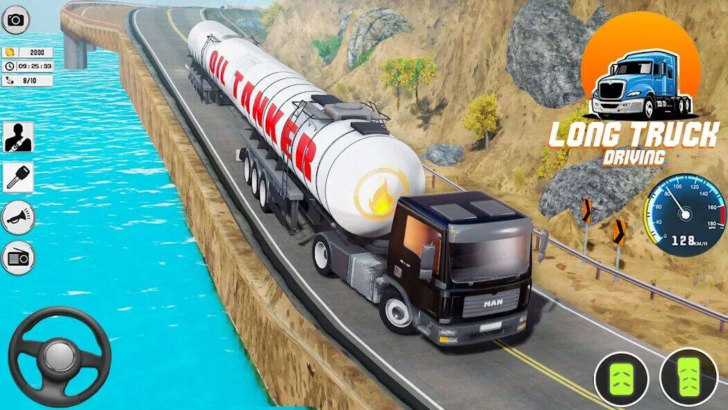 Скачать взломанную Oil Tanker - Truck Driving [Бесплатные покупки] MOD apk на Андроид