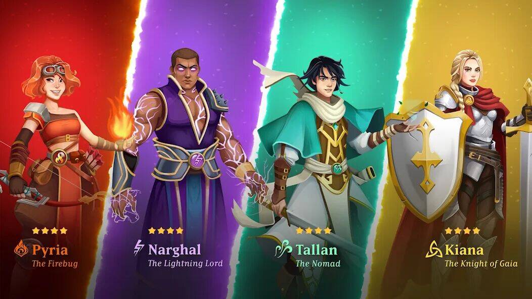 Скачать взломанную Hero Legacy: Adventure RPG [Много монет] MOD apk на Андроид