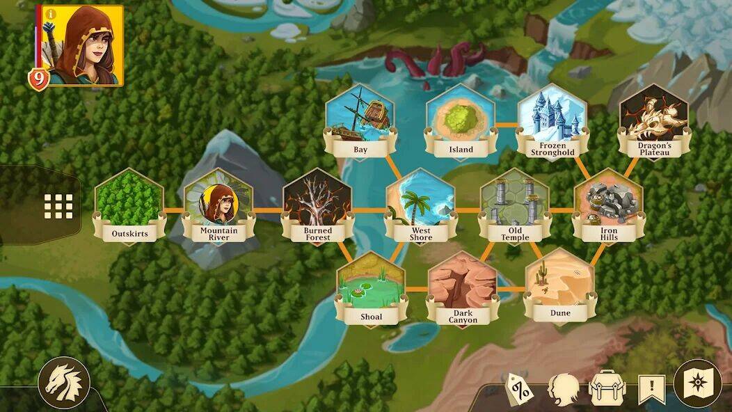 Скачать взломанную Hero Legacy: Adventure RPG [Много монет] MOD apk на Андроид