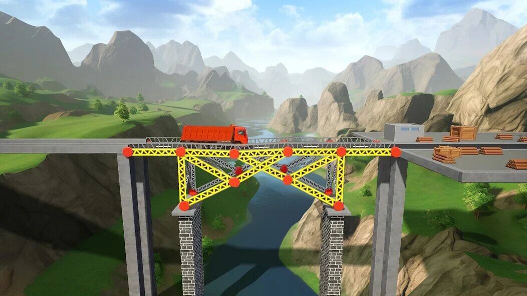 Скачать взломанную 橋かけ達人を目指せ！(ベイラーレジェンド) [Много монет] MOD apk на Андроид