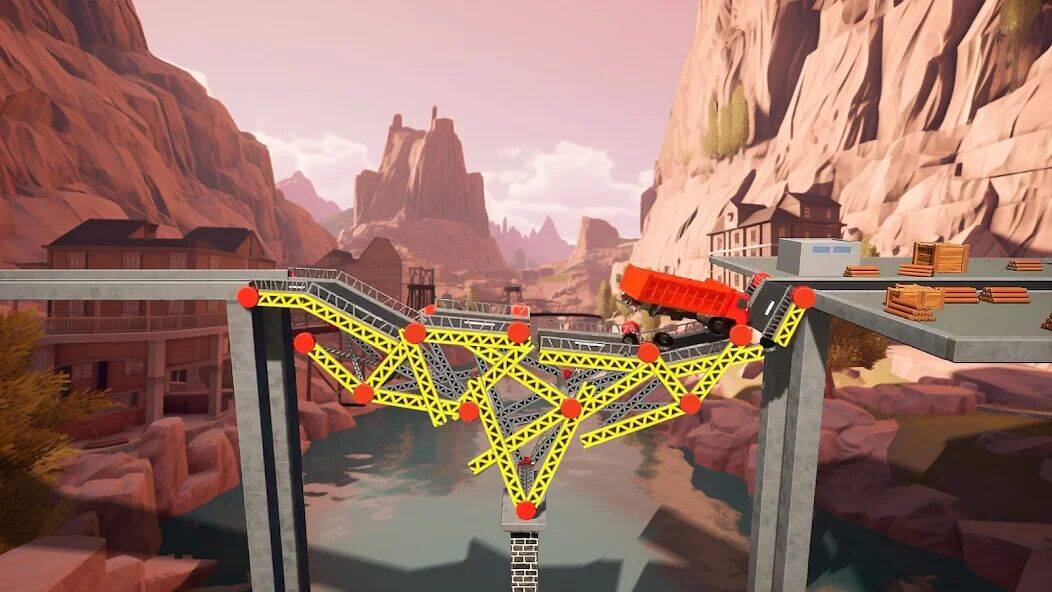 Скачать взломанную 橋かけ達人を目指せ！(ベイラーレジェンド) [Много монет] MOD apk на Андроид