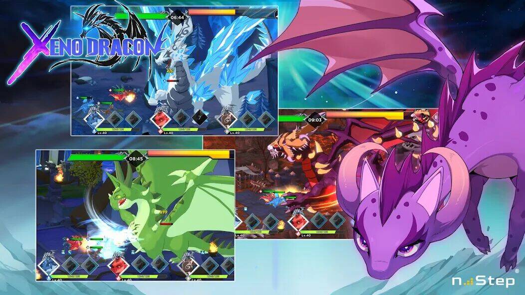 Скачать взломанную Xeno Dragon [Много денег] MOD apk на Андроид