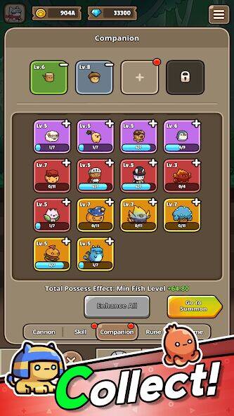 Скачать взломанную Cat Hero : Idle RPG [Много денег] MOD apk на Андроид