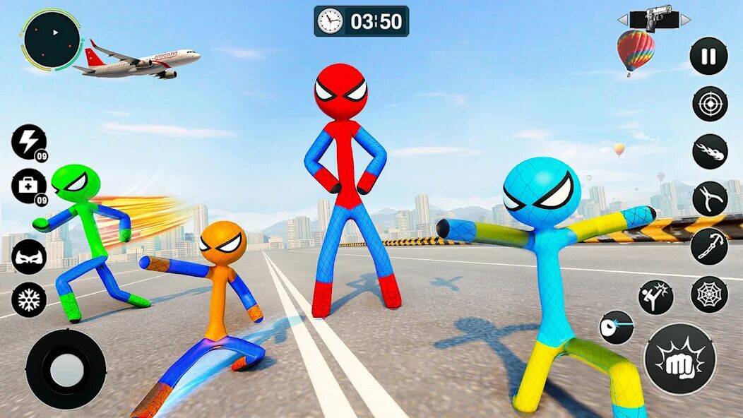 Скачать взломанную Игра герой летающего паука [Много денег] MOD apk на Андроид